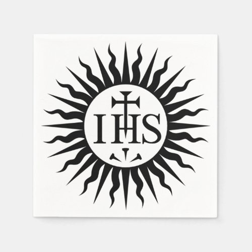 Emblem of the Society of Jesus  Napkins