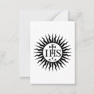 Emblem of the Society of Jesus Note Card