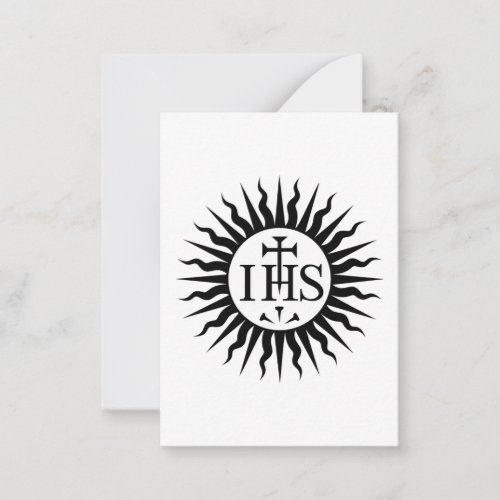 Emblem of the Society of Jesus  Note Card
