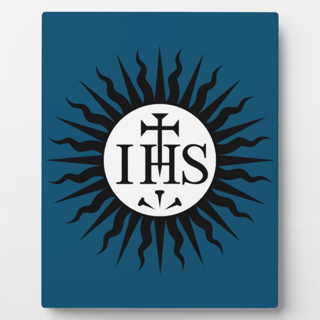 Emblem of the Society of Jesus  Plaque (Front)