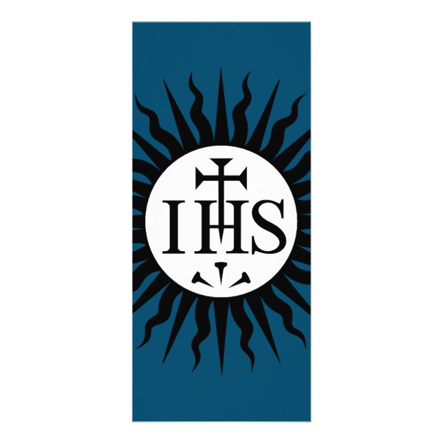Emblem of the Society of Jesus  Rack Card (Front)
