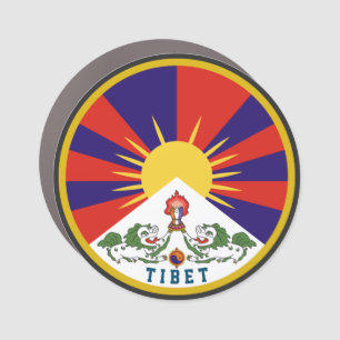 Emblem of Tibet Car Magnet