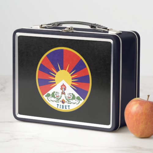 Emblem of Tibet Metal Lunch Box