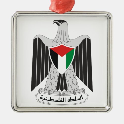 emblem palestine authority metal ornament