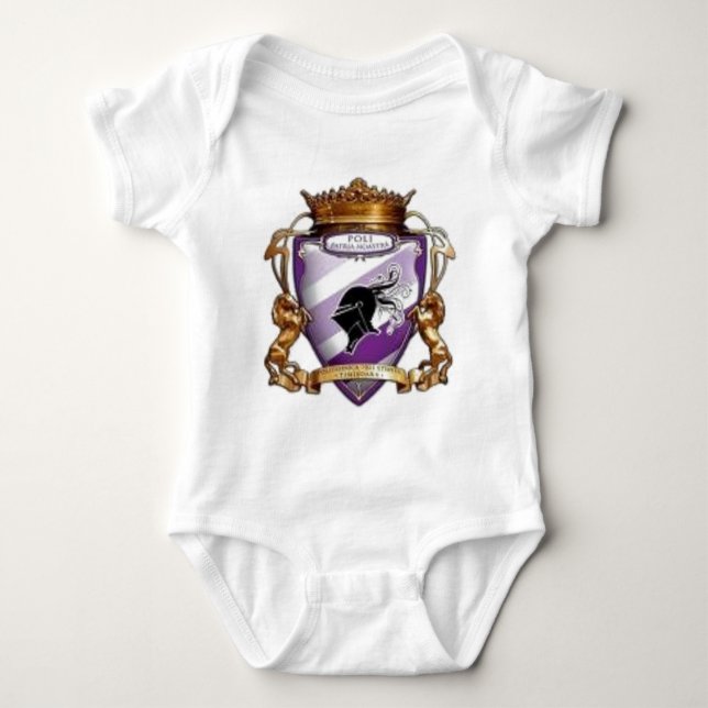 emblema poli timisoara baby bodysuit (Front)
