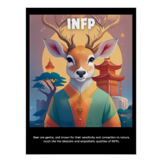 Embody Your Inner Deer: INFP Poster