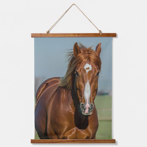 Embodying Equestrian Elegance A Majestic Horse  Hanging Tapestry