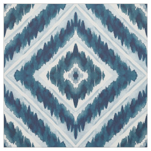 EMBOLDEN Bold Boho Indigo Diamond Fabric