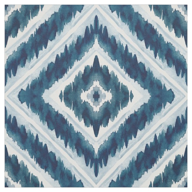 EMBOLDEN Bold Boho Indigo Diamond Fabric (Swatch)