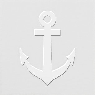 Embossed anchor nautical logo icon paper embosser