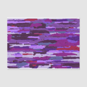 Embossed Chalk Shades of Purple and Red Tissue Paper