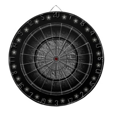 Embossed Chinese Zodiac Wheel Custom Dart Board