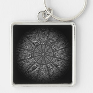 Embossed Chinese Zodiac Wheel Keychain