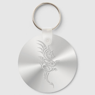 Embossed-effect Eastern-style Dragon Keychain