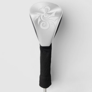 Embossed-effect Tribal Dragon Golf Head Cover