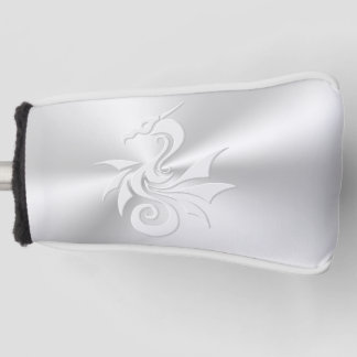 Embossed-effect Tribal Dragon Golf Head Cover