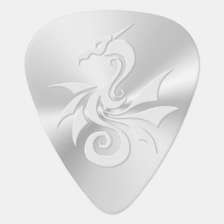 Embossed-effect Tribal Dragon Guitar Pick