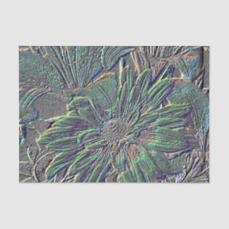 Embossed Flowers Tissue Paper