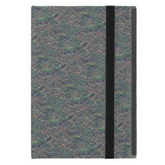 Embossed Flowers with Color Cases For iPad Mini
