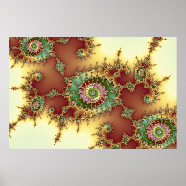 Embossed - Fractal Poster (Front)