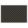 Embossed Gold Hearts-BLACK TISSUE WRAP PAPER