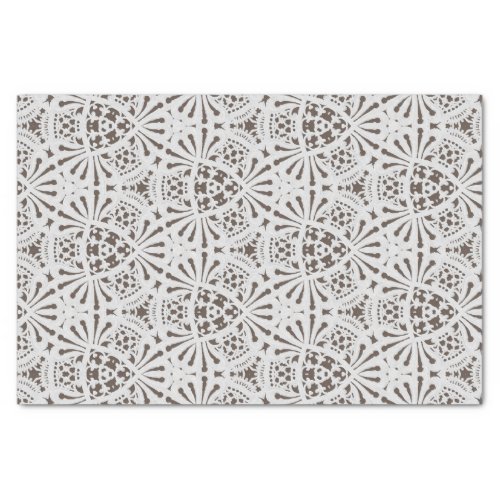 Embossed lace paper