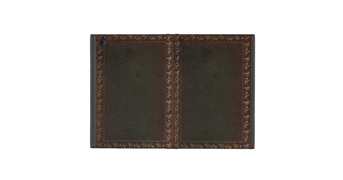 Embossed Leather book cover Zazzle
