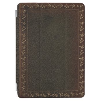 Embossed Leather Book Cover by lostlit at Zazzle