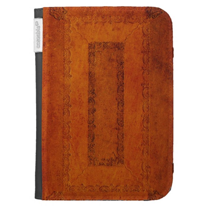 Embossed Leather book cover Kindle Covers