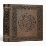 Embossed Leather Celtic Knots Binder