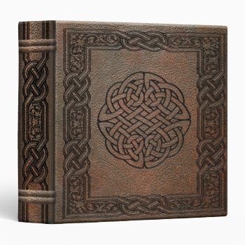 Embossed Leather Celtic Knots Binder by timelesscreations at Zazzle