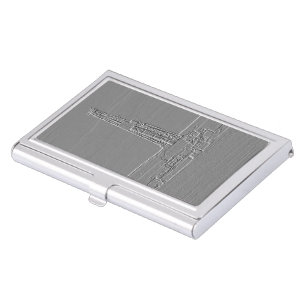 Embossed Look Business Card Holder