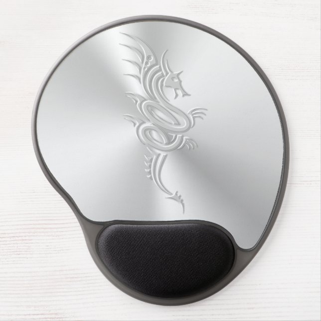 Embossed-look Eastern Dragon Gel Mouse Pad (Front)