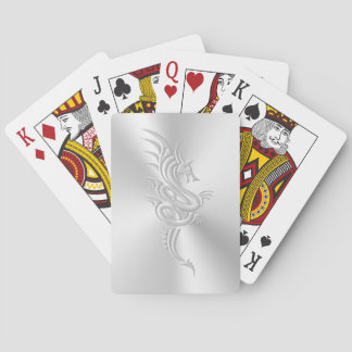 Embossed-look Eastern Dragon Poker Cards