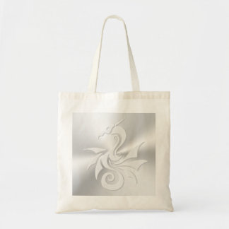 Embossed-look Tribal Dragon Tote Bag