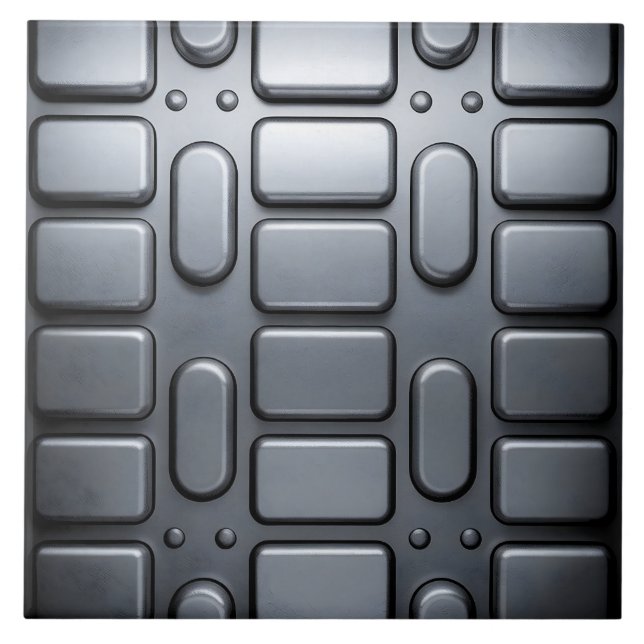 Embossed Metal Ceramic Tile (Front)