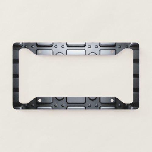 Embossed Metal License Plate Frame