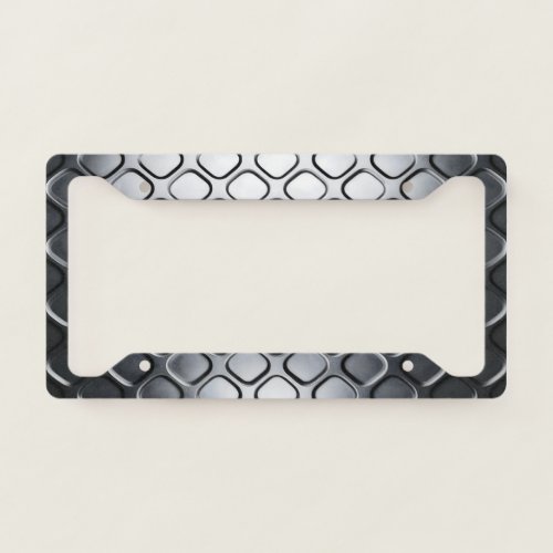 Embossed Metal License Plate Frame