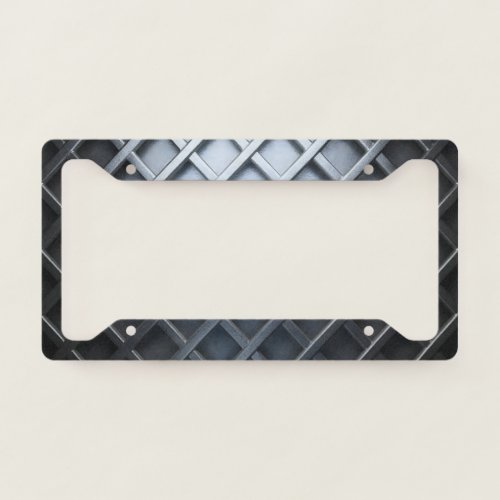 Embossed Metal License Plate Frame