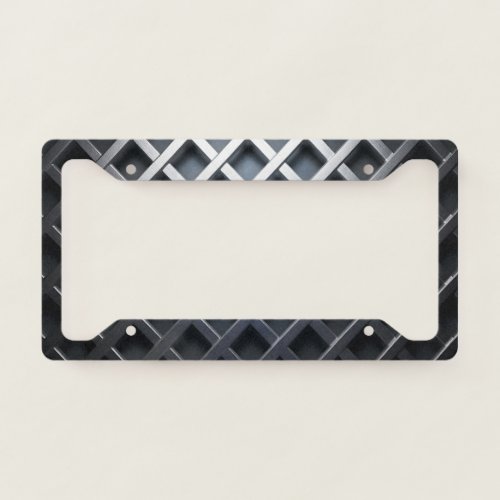 Embossed Metal License Plate Frame