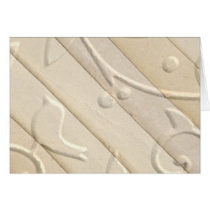 Embossed Paper Design Card