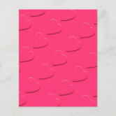 LF003153 Chocolate Transfer Sheets - Small Pink Valentine Hearts TW