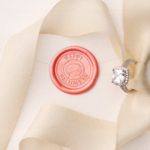 Embossed Style Happy Halloween Pumkin Wax Seal Stamp