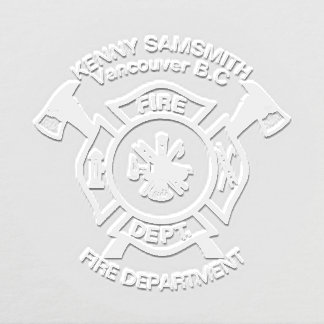 Embosser Fire Department Logo