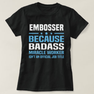 Embossing T Shirt Design Service