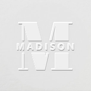 Embossing Stamp Custom Initial Monogram Embosser