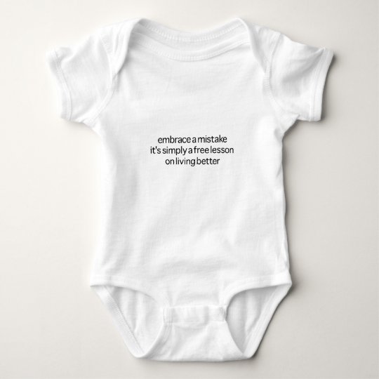 Embrace A Mistake Baby Bodysuit