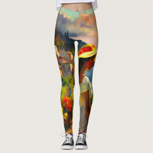 Embrace Art with Every Step Leggings