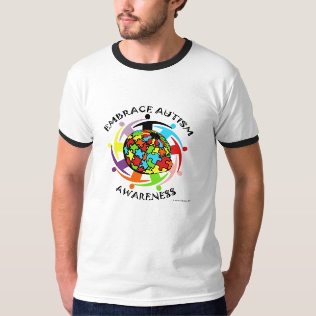 Embrace Autism Awareness T-Shirt (Front)