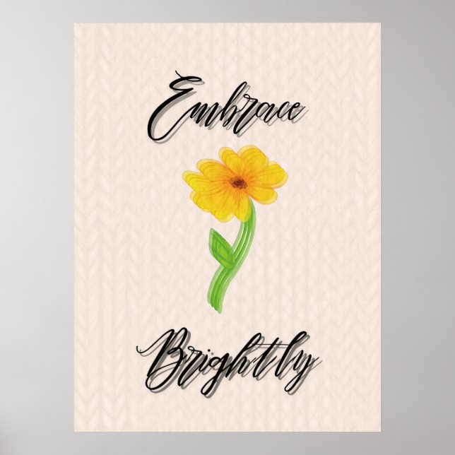 Embrace Brightly  Poster (Front)